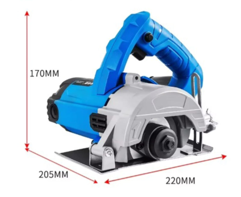 Makita de corte elétrica 1900W, máquina de corte 220v, ferramentas elétricas 13000rpm 0-45° Cortador de metal azulejos com ângulo ajustável