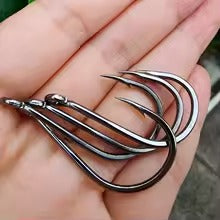 200 unidades de anzóis de pesca produzido em aço carbono.