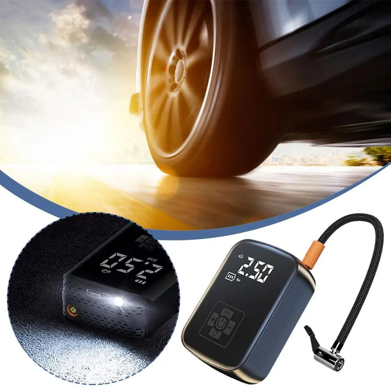 Bomba de ar Portátil sem fio para Inflar Pneu de carro motocicleta Bola Esportivas Com multifunções