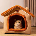 Casinha para cães e gatos, para todas as estações, destacável e lavável, fofa, nova e confortável