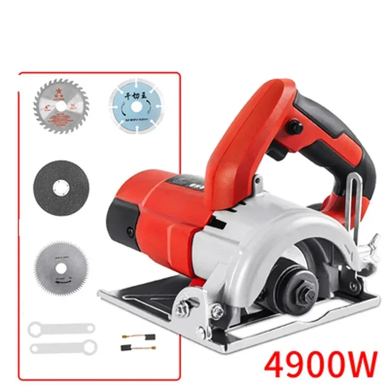 Makita de corte elétrica 1900W, máquina de corte 220v, ferramentas elétricas 13000rpm 0-45° Cortador de metal azulejos com ângulo ajustável
