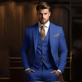 Terno masculino de 3 peças, ideal para casamento e noivado, smoking calça e colete.