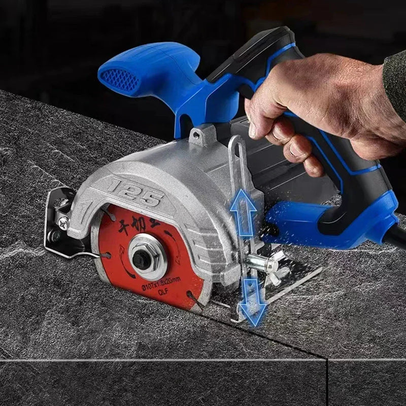 Makita de corte elétrica 1900W, máquina de corte 220v, ferramentas elétricas 13000rpm 0-45° Cortador de metal azulejos com ângulo ajustável