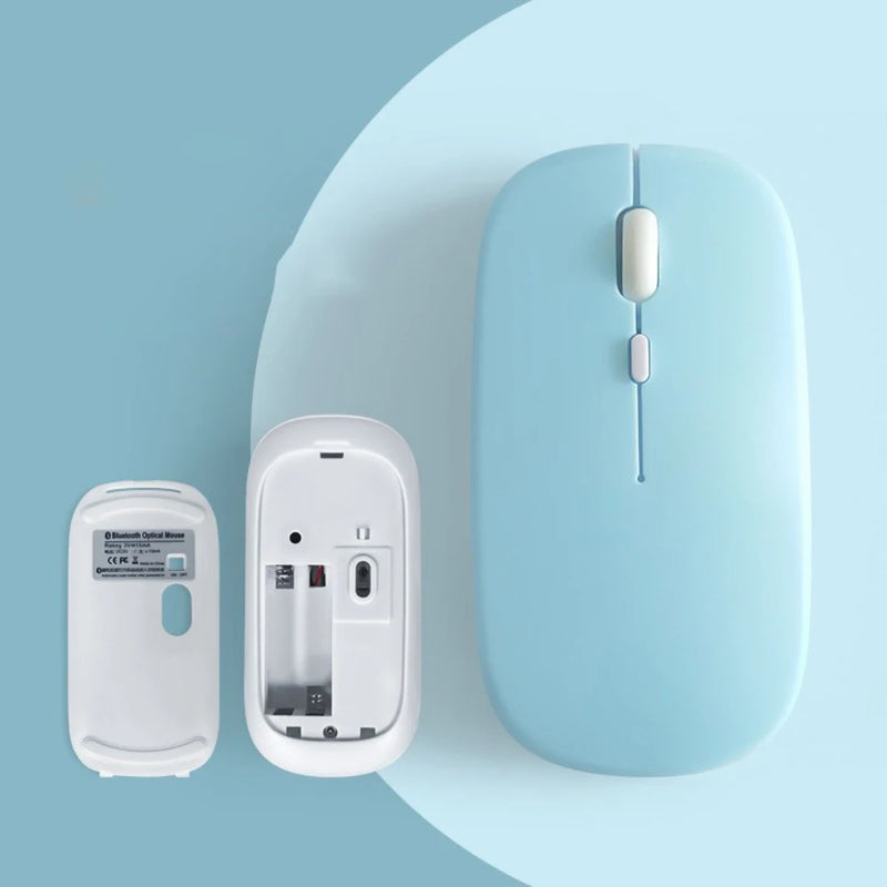 Mouse Silencioso bluetooth portátil mouse óptico sem fio