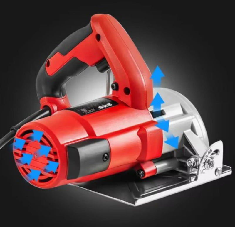 Makita de corte elétrica 1900W, máquina de corte 220v, ferramentas elétricas 13000rpm 0-45° Cortador de metal azulejos com ângulo ajustável