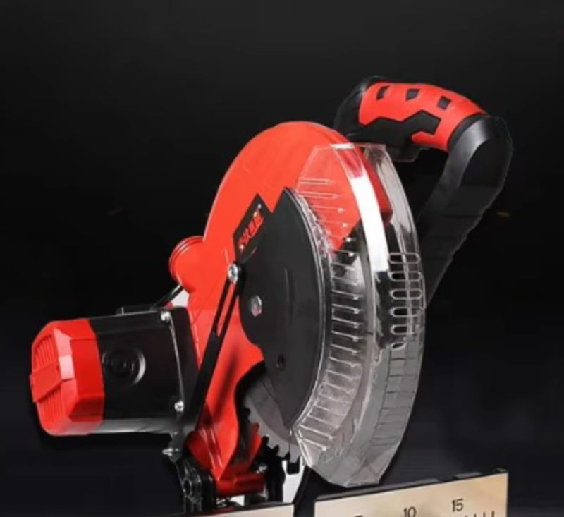 Serra Circular 220v 1800w de Esquadria Máquina de Alumínio 10 Polegada 45 graus Corte de Alta Precisão Madeira Alumínio e Muito Mais.